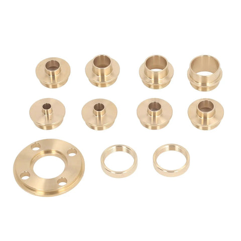 Top Tier Brass Router Template Guide Set With 11 Pcs Assortment for Woodworking Pros And Hobbyists Who Need Heavy Duty Bushing Fits For Perfectly Smooth Cuts Every Single Time brass guide bushings with lock rings