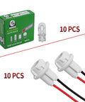 T10 Extension Harness with Ten Bulbs and Ten Sockets for Brake Lights and Turn Signals shown with packaging