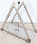 Momentum Conservation Physics Lab Kit For Classroom Demonstrations with steel ball and car model frame.