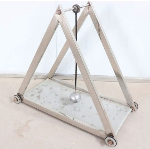 Momentum Conservation Physics Lab Kit For Classroom Demonstrations with steel ball and car model frame.