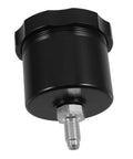 Aluminum Brake Fluid Reservoir Drift Oil Tank For Cars High Performance Car Brake Oil Cup with sleek black design and easy install