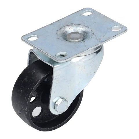 Heavy Duty 3 Inch Swivel Caster Wheels Built Like A Tank With Solid Cast Iron And Slick Dual Bearings For Smooth Glide On Indoor Outdoor Trolley Cart