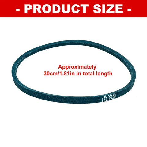 Heavy Duty Rubber Drive Belt For Lawn Mowers And Grass Cutting Equipment Compatible With 22205TE; approx 30cm belt size