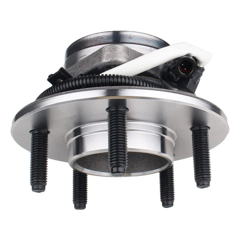 Front Wheel Hub Bearing Assembly 515029 for 2000-2003 Ford F-150 and 2004 F-150 Heritage 4WD with ABS, durable with visible lug studs