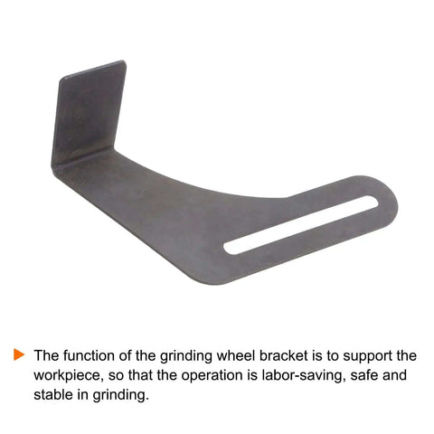 Heavy Duty Bench Grinder Tool Rest Bracket Set Two Pack With Screws Carbon Steel Black Finish For Polisher And Grinder Projects Tough Built With High Temp Painted Surface Delivers Precise Support And Easy Adjustability