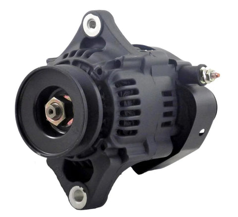 Self-Exciting 60 Amp Mini Alternator for Denso Type front view showing compact design and mounting points