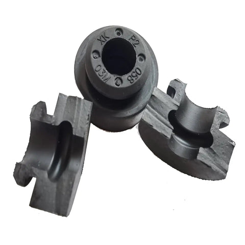 12 Pack Natural Rubber Vibration Damping Rings For Electric Motors And Compressors Easy Bolt On Quiet Mounts, black rubber isolation mounts.