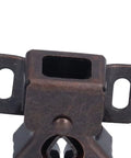 Close-up of Stainless Steel Roller Catch Cabinet Latches Magnetic Door Catch for cupboards, featuring double roller closure.