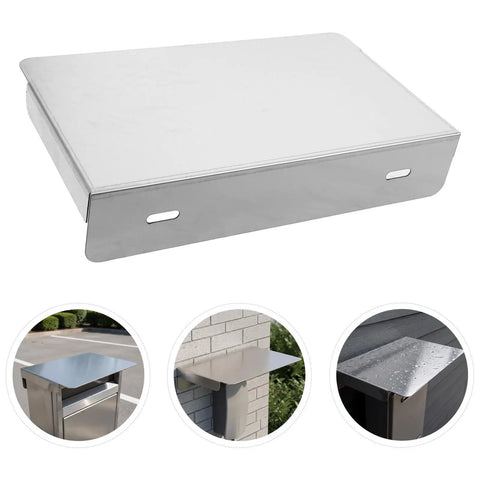 Kickass Stainless Steel EV Charger Protective Housing And Super Tough Weatherproof Outdoor Box Cover for all season rain wind snow shield, shown mounted.