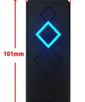 Pro Grade One Door Access Control System With 600 Lb Magnetic Lock Waterproof Card Reader close-up showing dimensions, 101mm by 43mm.