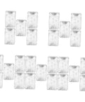 Image of Solid As A Rock Heavy Duty Iron Furniture Leg Conversion Brackets for Couches and Tables, pack of 15 steel mounting plates.