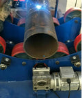 Beefed Up Workhorse Wheel Welding Tank Turning Rolls With Linkage Roller And Welding Positioner For Welding Equipment Support 3000 Kg Load Capacity 70 To 1200 Mm Diameter Range 370W Motor Adjustable Speed 150 To 1000 Mm Min, pipe on rollers
