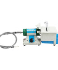 750W 5-in-1 Bench Grinder Polisher With Variable Speed Motor, Cuts, Grinds, Drills And Carves For DIY Projects Including Jade Work And Wood Finishing Versatile Tool, compact bench tool with flexible shaft.