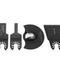 Heavy Duty Oscillating Saw Blade Set 20Pcs High Carbon Steel Kit showing 10mm, 20mm, 65mm blades for multitool use