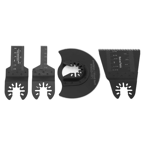 Heavy Duty Oscillating Saw Blade Set 20Pcs High Carbon Steel Kit showing 10mm, 20mm, 65mm blades for multitool use