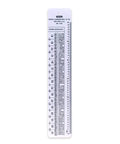 Reference table for Two Piece Tap Wrench Set With Sliding T Handle And Reference Table For Zero To One Half Inch Taps Ideal For Precise Threading