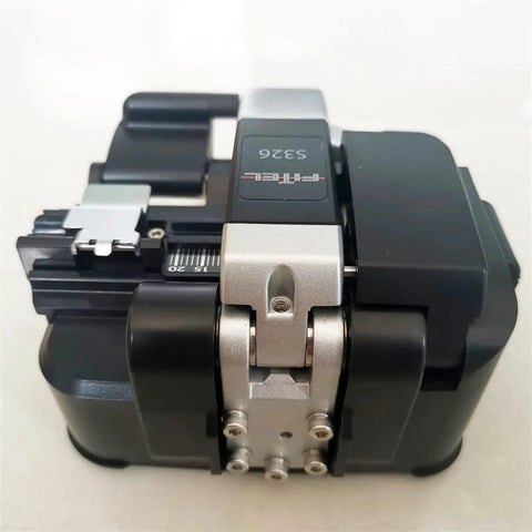 Battle Tested Pro Grade Optical Fiber Cleaver Precision Cutting Rig for Fusion Splicers, showing top view and components.