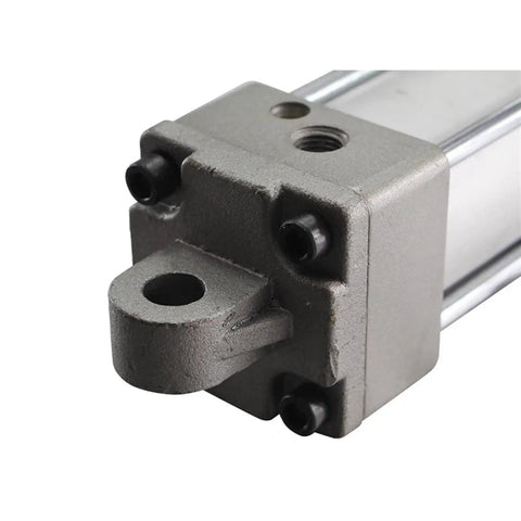 Straight Up Heavy Duty Cylinder Mounting Base Single Double Clevis Pivot Bracket With Side Flange Foot And Rod Head Support For Industrial Pneumatic Machinery Gear