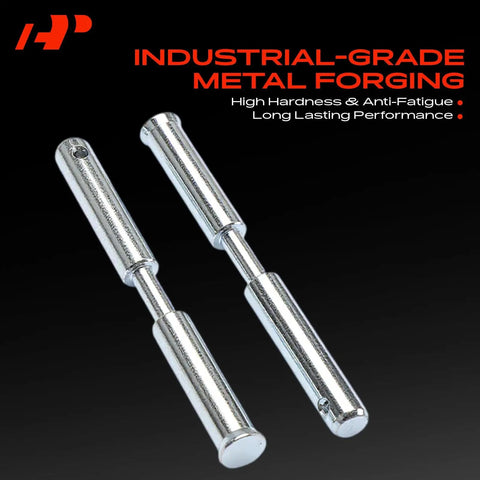Heavy Duty Rear Disc Brake Hardware Kit To Fix Squeak Noise For Lexus SC430 GS300 GS430 IS300 2002-10, two metal pins