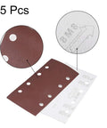 Kickstart Your Garage Builds With These Flat Out Smooth 320 Grit Sandpaper Sheets For 1/3 Inch Random Orbital Sanders Featuring Sure Grip Hook And Loop Backing Anti Clogging Aluminum Oxide Media That Chews Wood Like Butter And Delivers Showroom Shine 15 pack of 320 grit sanding sheets with holes for airflow.