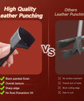 V Shape Leather Cutter Punch Set comparison of high quality leather tool versus others