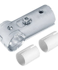 Heavy Duty 20 Sets Tee Pipe Clamp Connectors For 3/4 Inch EMT Conduit With PE Shim Adapters, Carbon Steel Electrogalvanized Finish