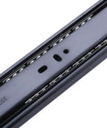 Close-up of Smooth Glide Full Extension Drawer Slides With Buffer Rebound And Hydraulic Guide Three Section Drawer Rails For Home Cabinets