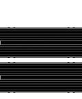 Dual Pack Aluminum M.2 SSD Heatsink Cooler For PS5 And PCIe NVMe Or SATA M2 2280 Drives Black 2-Pack High-Efficiency Heat Dissipation For 2280 SSDs Compatible With 850 EVO 860 EVO 960 EVO 970 EVO, black aluminum heatsinks