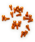 20 Pieces M3x6mm Socket Head Cap Screws In 6063 Aluminum With Anodized Colors Orange Blue Green Red Built For Durable Easy Install On RC Cars Drones
