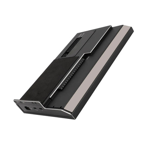 Next Level EGPU Enclosure Thunderbolt 3 Usb4 0 40Gbps External Graphics Dock with M2 NVMe PCIe 4.0 X4 ATX SFX Power Bay from the side view.