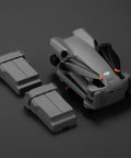 Folded Mini 5 Pro drone with two Intelligent Flight Battery for Mini 5 Pro Drone Extends Flight Time Up To 36 Minutes Power Boost