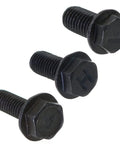 Heavy Duty Reverse Thread Screws 3 Pack Left Hand Allen Hex Bolts Stainless Steel 6Mm 7Mm 8Mm Black Oxide Coated for 110V Cutters shown from the side.