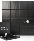 Kickass Quality Golf Wall Padding Panels Premium 20 X 20 X 2 Inch High Density Foam Blocks set displayed with golf ball impact.