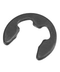 12mm External Retaining E Clip Circlip Snap Ring Set for Shafts and Mechanisms, Carbon Steel with Black Finish, single piece