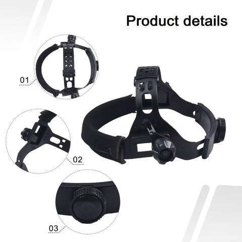 Adjustable Welding Helmet Headgear Replacement For Flexible Durable Welding Hoods ABS Material Easy Fit Long Lasting