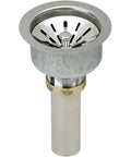 Deluxe 3-1/2 Inch Sink Drain With Durable Type 304 Stainless Steel Body, Includes Strainer Basket, Rubber Seal, And 1-1/2 Inch Outer Diameter Tailpiece