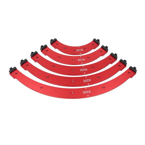 Straight Up Precision Router Radius Template Set For Flawless Internal And Outer Cabinet Edges Legit Aluminum Alloy Corner Jig Zero Headache Woodworking Legend, red adjustable router templates.