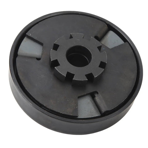 Heavy Duty Centrifugal Clutch For Go Kart And Mini Bike With 12 Tooth Sprocket And 20mm Bore Metal Alloy shown in close-up view.