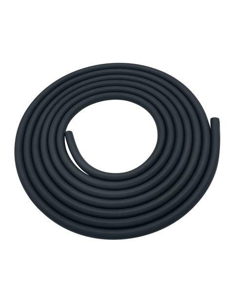 Beefy 10 Foot Fuel Hose Three Sixteenth Inch ID Non Pressurized Line for small engines coiled on white background