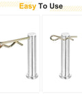 Thirty Pcs Zinc Plated Hitch Pin Clips Two Point Five By Forty Millimeters R Clips Hairpin Cotter Pins Assortment Kit.