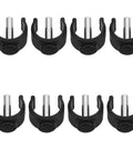 8 Pack Replacement Locking Clips For Toilet Safety Rails And Walker Accessories, C Shape Clamp Buckle Fits 22mm
