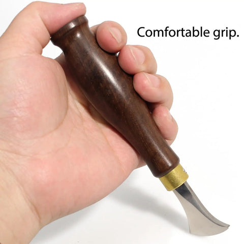 Leather Edge Creaser Set With Stainless Steel Tips 1.0mm 1.5mm 2.0mm 2.5mm And Wood Handle For Leatherworking Craft Edge Detailing