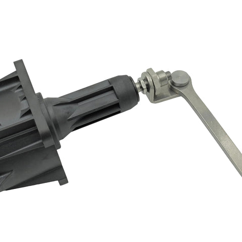 OKAY MOTOR turbocharger wastegate actuator side view with metal lever and mounting nut