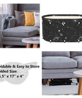 Portable Foldable Bathtub For Adults With Temperature Retention freestanding tub in living room with space-themed design