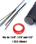 Bike Headset Cup Removal Tool for One And One Eighth, One And One Quarter, And One And One Half Inch, with red rubber grip