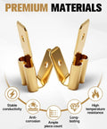 Premium materials of 50 Piece Heavy Duty Piggyback Spade Connectors Bulk Kit showcasing stable conductivity and anti-corrosion features.