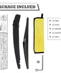 Mercedes Benz Rear Wiper Arm Nut Kit With Blade And Tools Replacement, package contents displayed