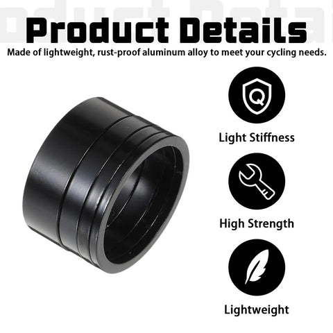 Get Your Handlebar Just Right With These Handy 12 Pack Of Aluminum Alloy Threadless Headset Spacers In Sizes 2mm 3mm 5mm And 10mm