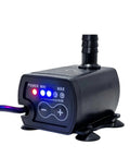 No Sweat Mini Sump Pump With Smart Water Level Sensor control panel showing buttons and LED indicators for basement water removal