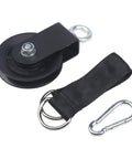 Beefy Quiet Bearing Pulley For Weightlifting Rope Traction With 360 Degree Rotation For Home Gym Cable Systems Wide Groove Bracket